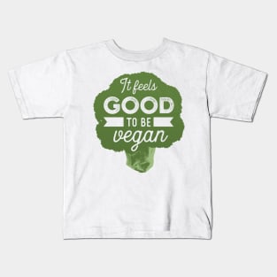 Vegan T-Shirt It Feels Good To Be Vegan Kids T-Shirt